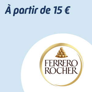 15 € de produits Ferrero