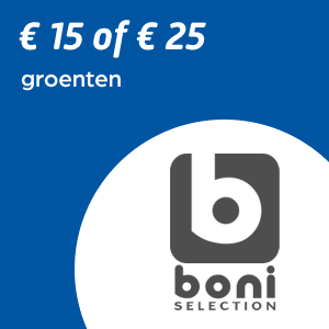 € 15 of € 25 aan groenten van Boni Selection
