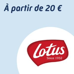 20 € de produits Lotus