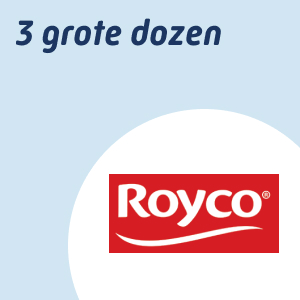 3 grote dozen Royco Minute Soup