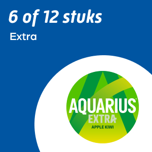 6 of 12 stuks van Aquarius Extra