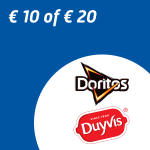 € 10 of € 20 aan Doritos en/of Duyvis