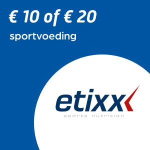 € 10 of € 20 aan sportvoeding van Etixx